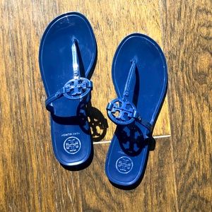 Tory Burch jelly thong sandals, great condition